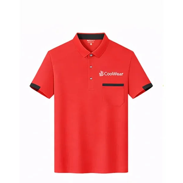Logo Quick Dry Ice Silk Work T-Shirt
