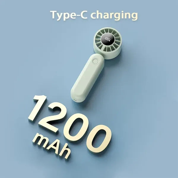 Mini Fan with LED Display