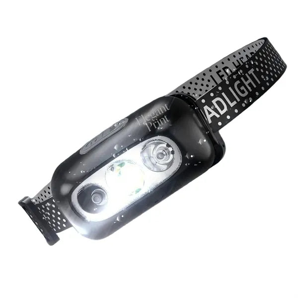 Super Bright Sensor Headlamp Head-Mounted High Power Headlig