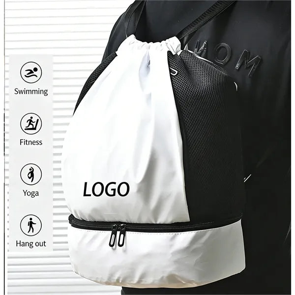 Premium Large Capacity Shoe Pocket Swim Backpack