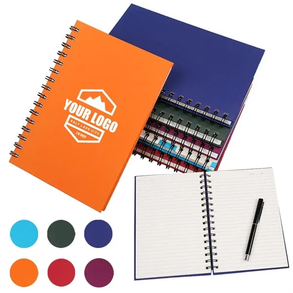 Lined Spiral Journal Notebook 160 Sheets