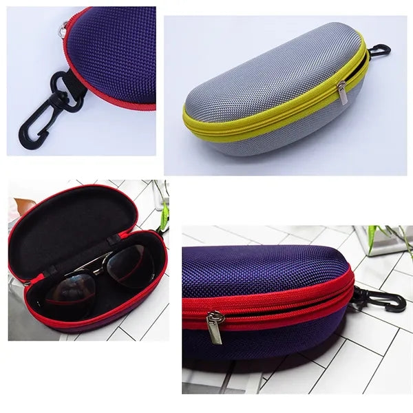 Shockproof Hard Shell EVA Zipper Eyeglasses Case