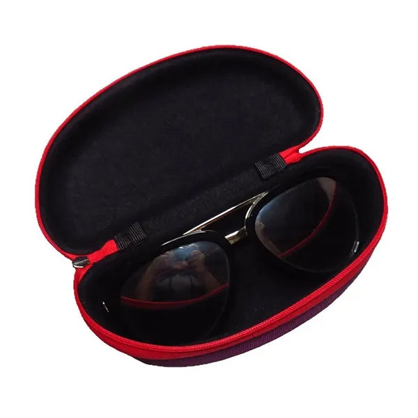 Shockproof Hard Shell EVA Zipper Eyeglasses Case