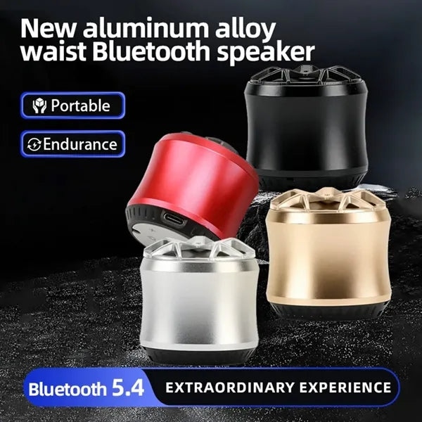 Metal Bluetooth Speaker, Mini Portable, Outdoor & Home Use