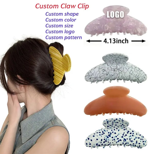 NEW Women 4.13-inch Large Acetate Hair Clip