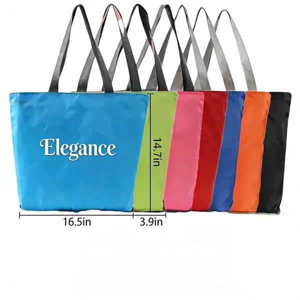 Foldable Supermarket Shopping Bag, Custom Handheld Tote Bag