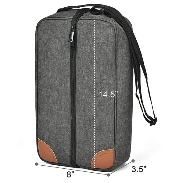 Insulated Single Bottle Wine Tote