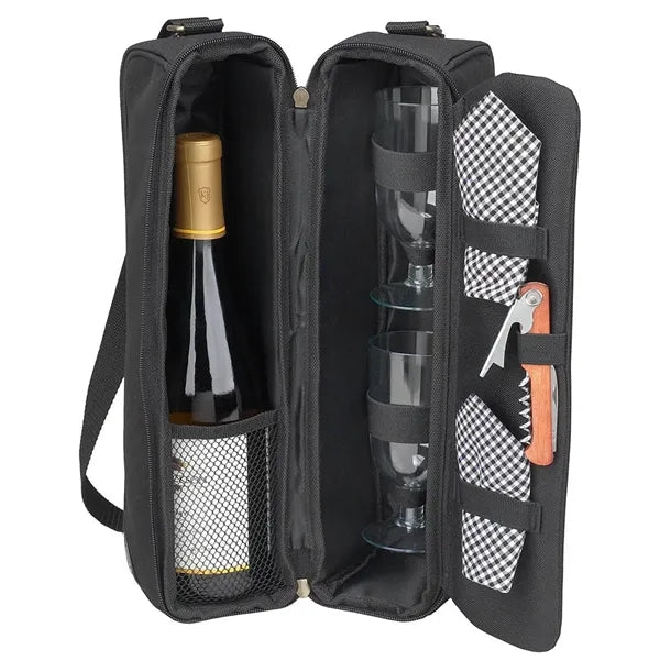 Insulated Single Bottle Wine Tote