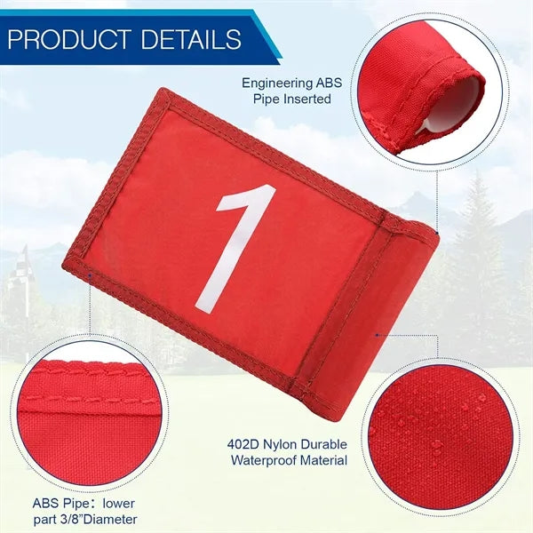 420D Nylon Golf Flags for Putting Green