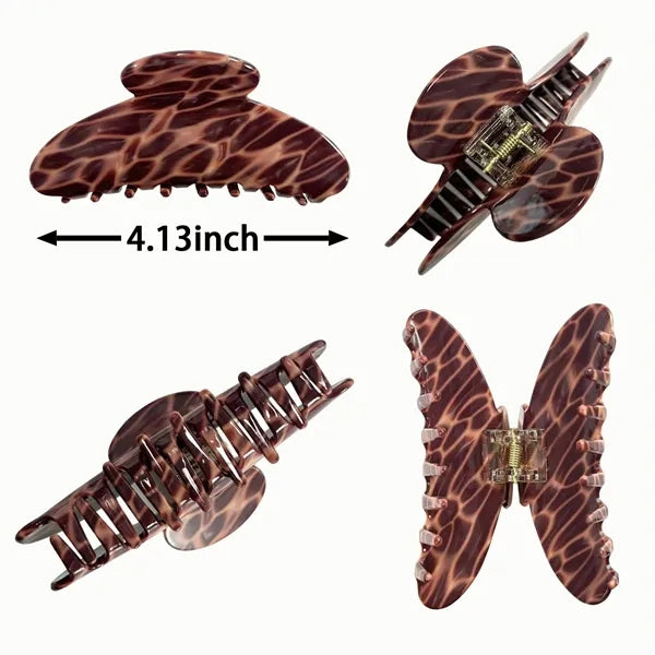 NEW Women Fashion 4.13-inch Large Acetate Hair Clip