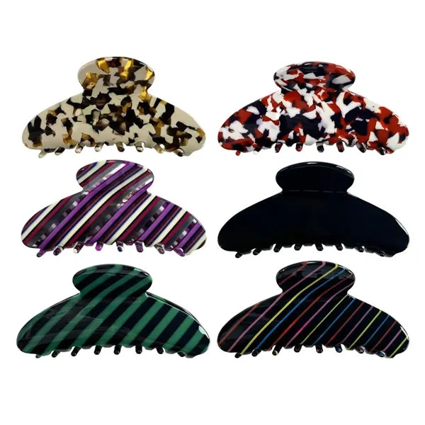 NEW Women Fashion 4.13-inch Large Acetate Hair Clip
