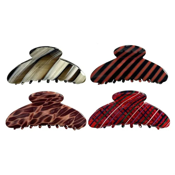 NEW Women Fashion 4.13-inch Large Acetate Hair Clip