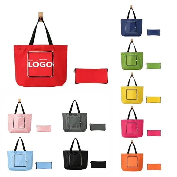 Low MOQ Multi-Color Portable Foldable Shopping Handbag