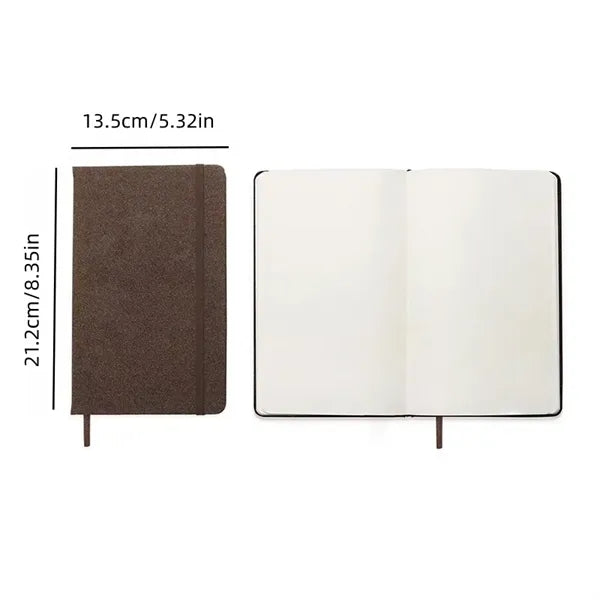 Coffee Grounds Cork Eco-Friendly Notebook