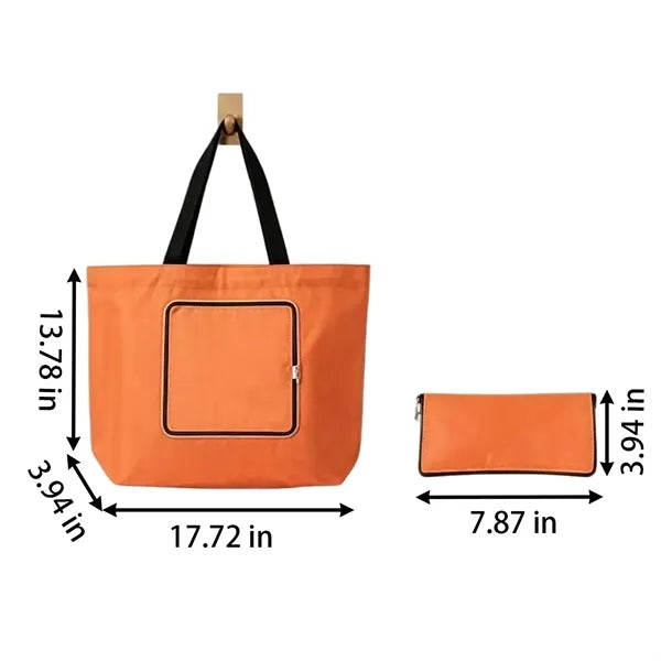 Low MOQ Multi-Color Portable Foldable Shopping Handbag