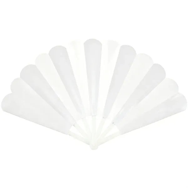 LOW MOQ Custom Logo Pattern Plastic Folding Fan