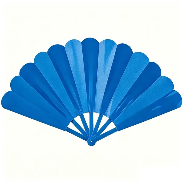 LOW MOQ Custom Logo Pattern Plastic Folding Fan