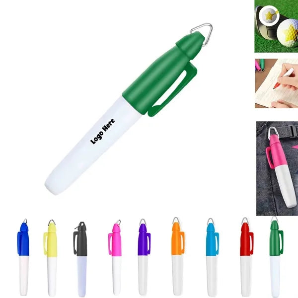 Mini Permanent Markers with Clips