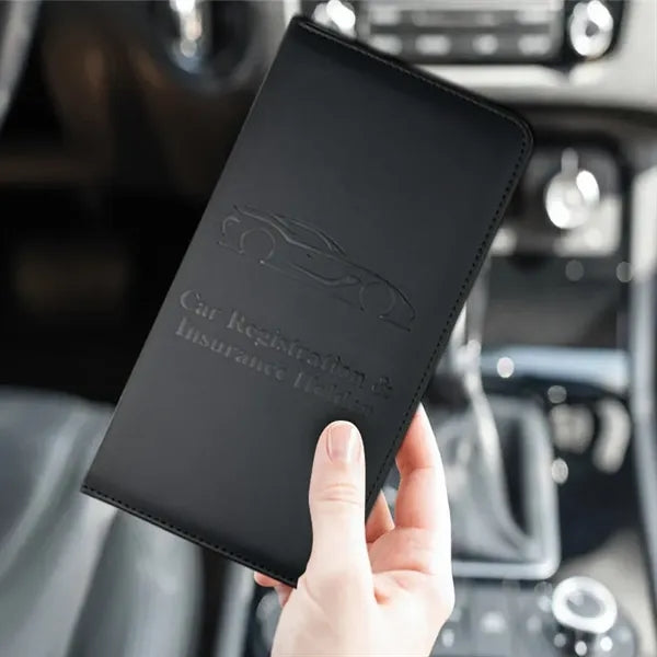Registration and Insurance Card Holder with Magnetic Shut
