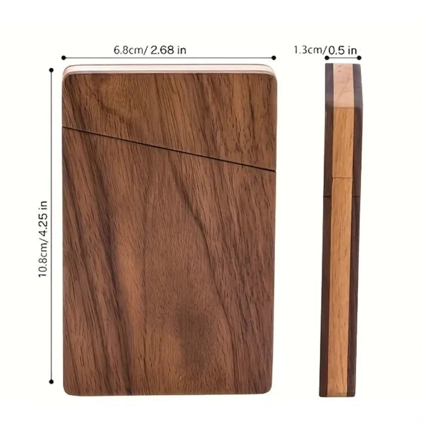 Elegant Maple Wood Card Holder
