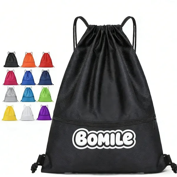 Nylon Drawstring Travel Backpack