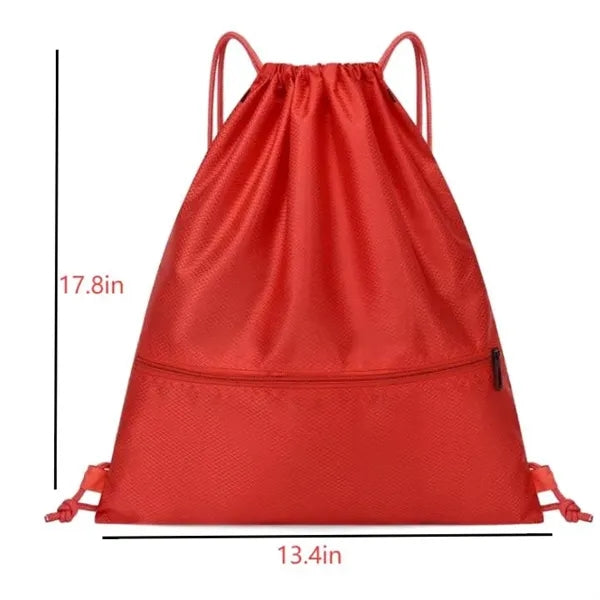 Nylon Drawstring Travel Backpack