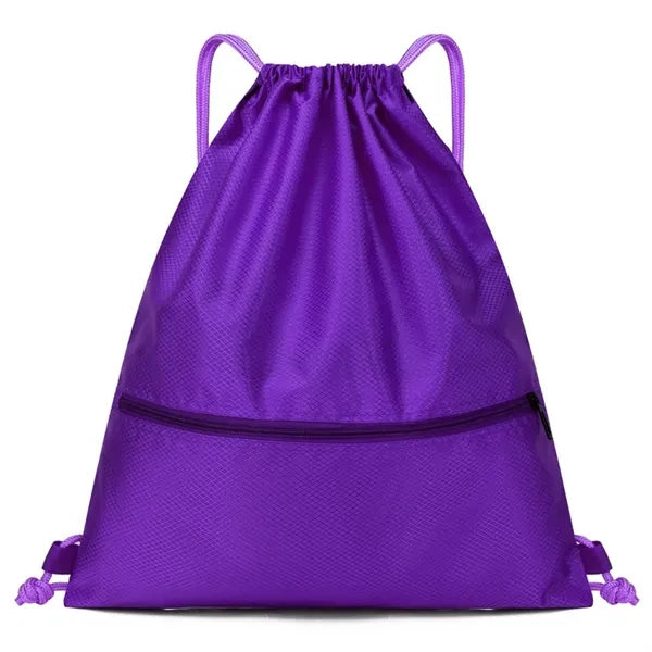 Nylon Drawstring Travel Backpack