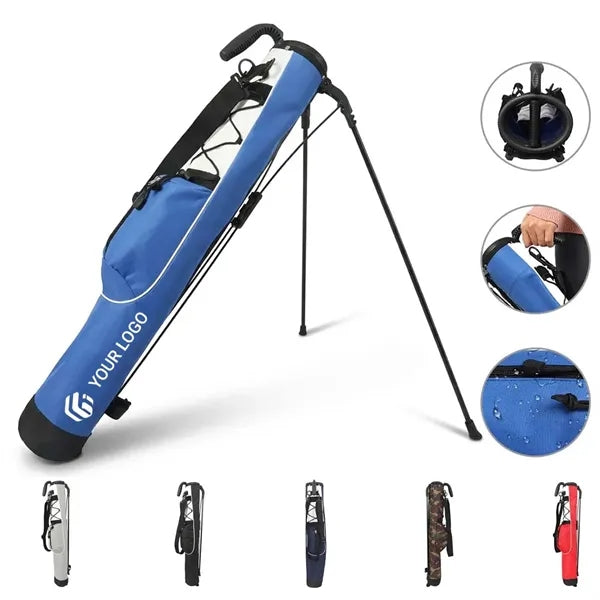 Durable Portable Lightweight Golf Stand Bag with Strap