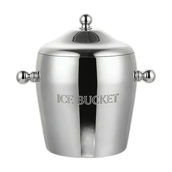 Logo Double Wall Stainless Steel Ice Bucket