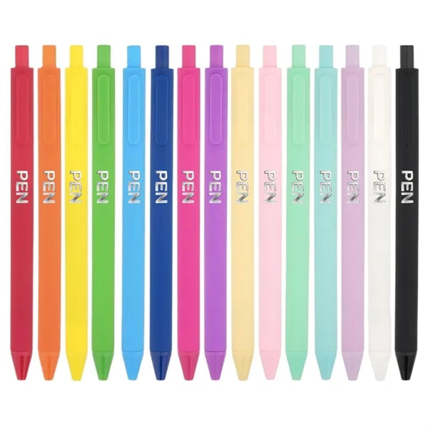 Macaron Color Click Ballpoint Pen Custom Logo
