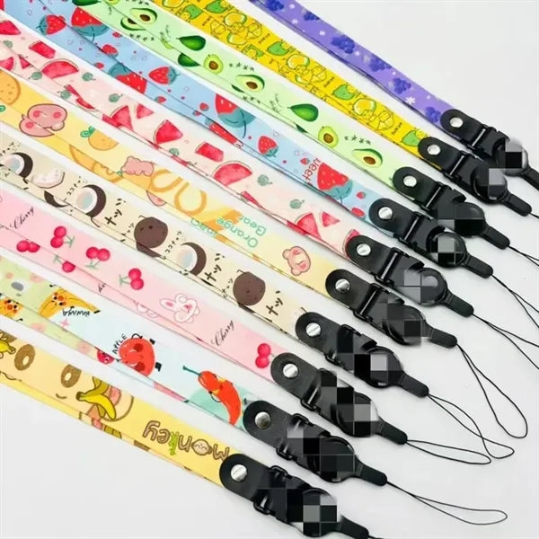 Double-Sided Polyester Lanyard with Logo Printing