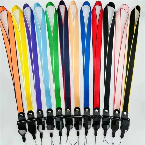 Double-Sided Polyester Lanyard with Logo Printing