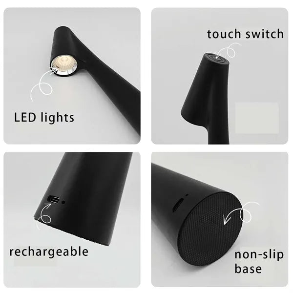 Cordless Table Lamp Rechargeable Led Dimmable Decoration