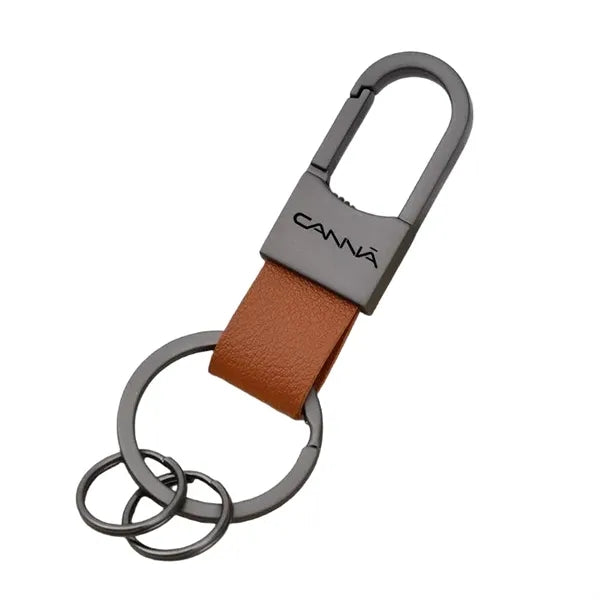 Leather Keychain, Customizable Logo
