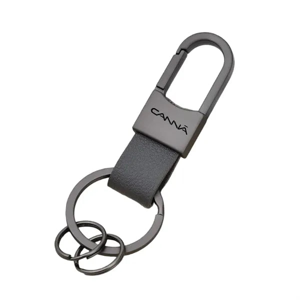 Leather Keychain, Customizable Logo