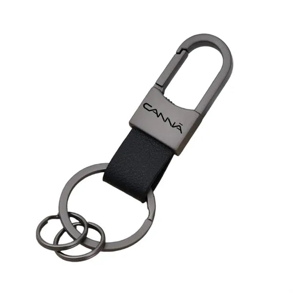 Leather Keychain, Customizable Logo