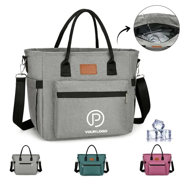 Waterproof Lunch Cooler Bag Insulated Tote Multi-Pocket