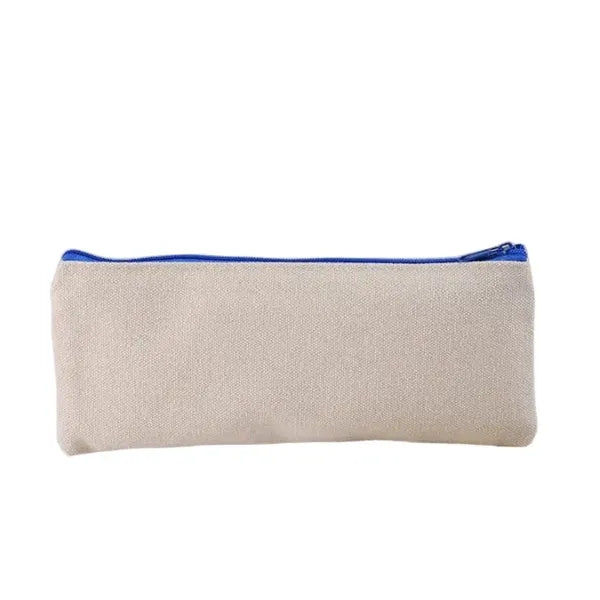 4.3*7 Custom Logo Canvas Pencil Case for Students Portable