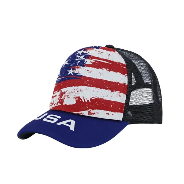 Mesh Baseball Cap Flag Design 2026 Soccer Fan Hat