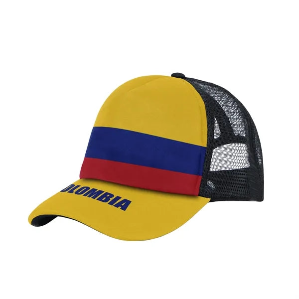 Mesh Baseball Cap Flag Design 2026 Soccer Fan Hat