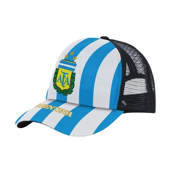 Mesh Baseball Cap Flag Design 2026 Soccer Fan Hat