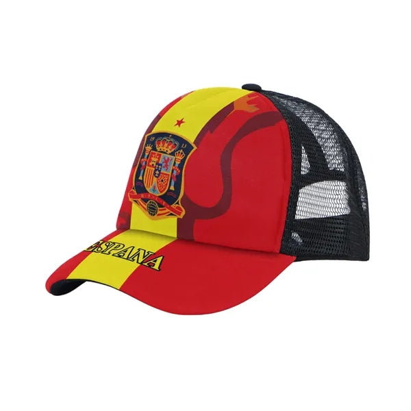 Mesh Baseball Cap Flag Design 2026 Soccer Fan Hat