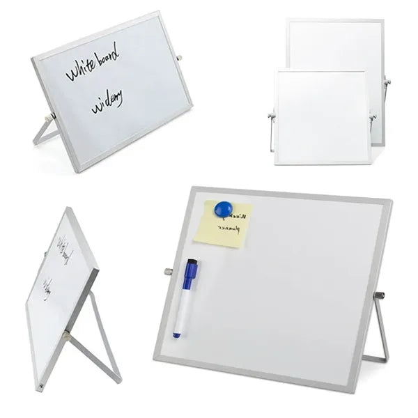 Aluminum Alloy Frame Dry-Erase Folding Note Board Whiteboard