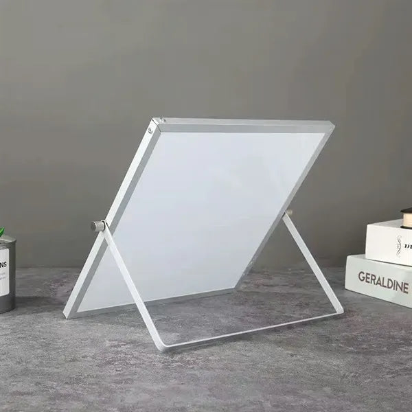 Aluminum Alloy Frame Dry-Erase Folding Note Board Whiteboard