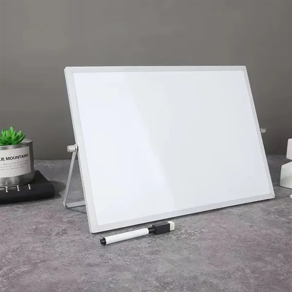 Aluminum Alloy Frame Dry-Erase Folding Note Board Whiteboard