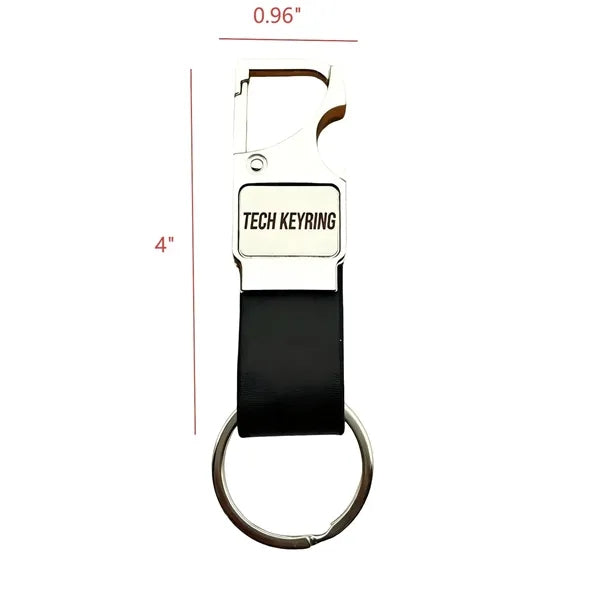 Logo Zinc Alloy Bottle Opener Keychain