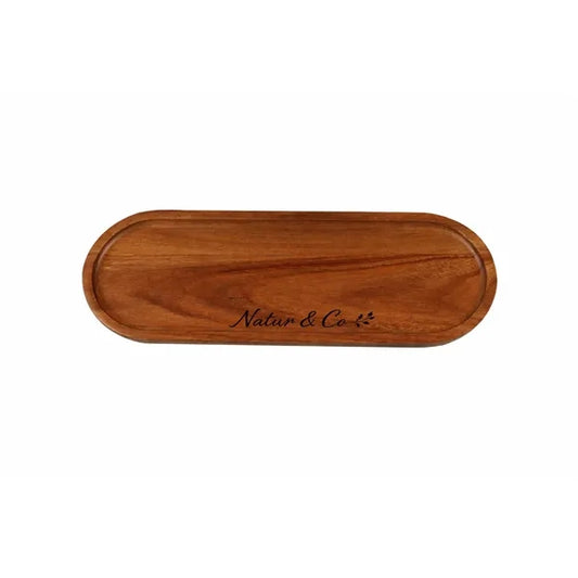 Acacia Wood Multifunctional Desktop Organizer Tray