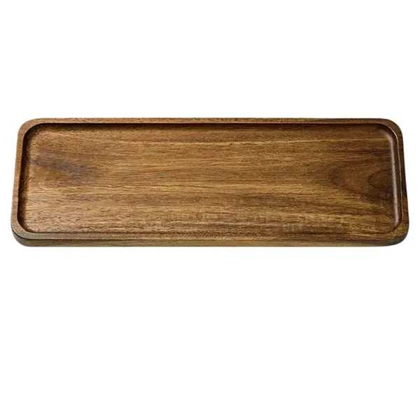 Acacia Wood Multifunctional Desktop Organizer Tray