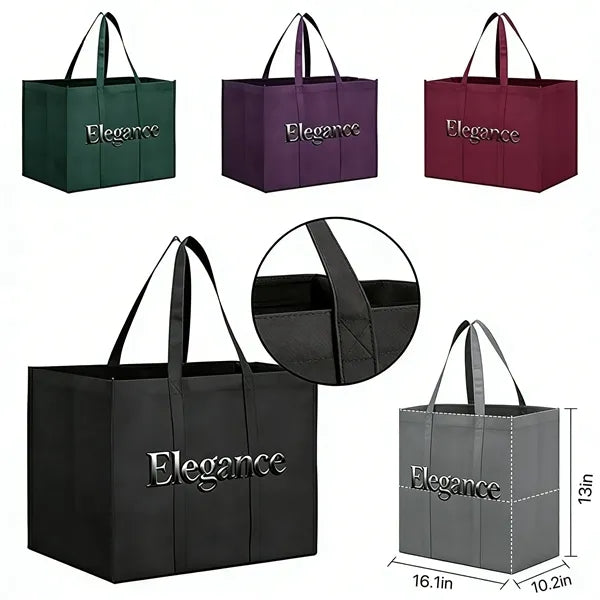 Simple Non-Woven Portable Shopping Bag with Logo Opti