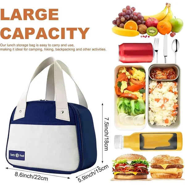 Insulated Trapezoid Lunch Tote